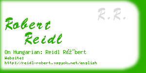 robert reidl business card